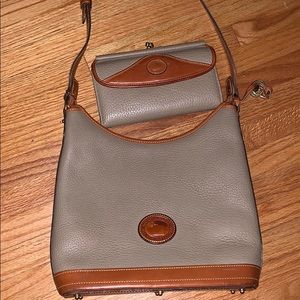 Vintage Dooney & Bourke Pebble Hobo & Wallet!